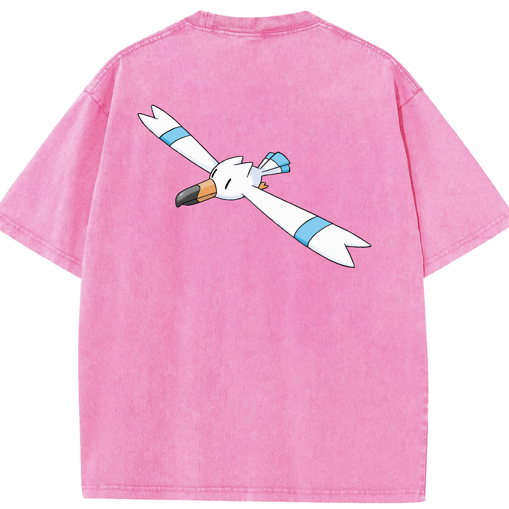 （画像用） ポケットモンスター Pokémon 綿100% ヴィンテージ風 半袖Tシャツ（背面プリント）
